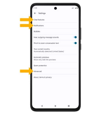 Motorola Moto Edge 2022 XT2205 2 Messaging Settings AT T