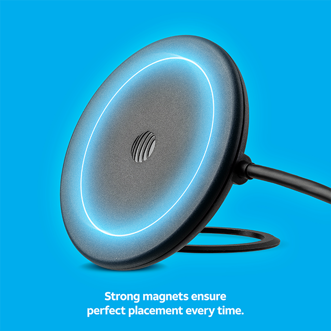 Magnetic Wireless Charging Pad + Ring Stand