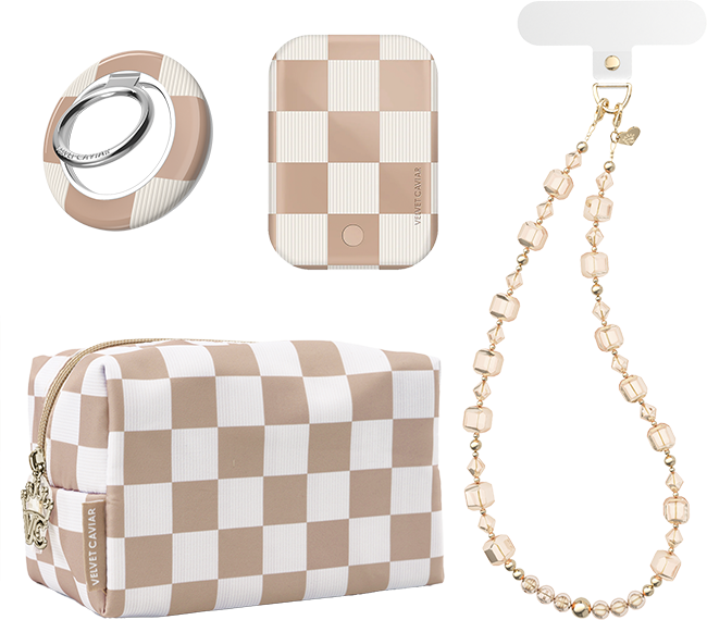 Large Gift Set (Charm + Ring + PowerPack + Bag) Nude Vibe Checker