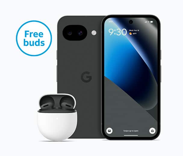 Get the new Google Pixel 10a for $3.99/mo.