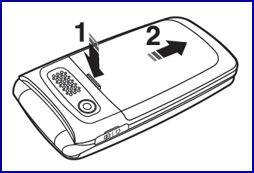 Pantech Breeze II (P2000) - Remove or Insert the SIM Card for the