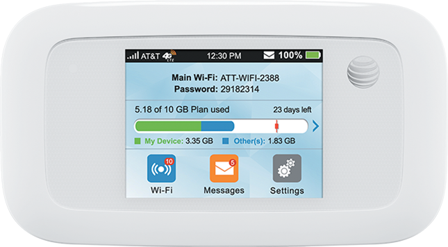 AT&T Velocity White [[capacity]] from AT&T