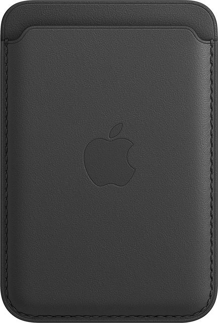 Apple IPHONE LEATHER WALLET WITH MAGSAFE - Funda para móvil -  midnight/negro 