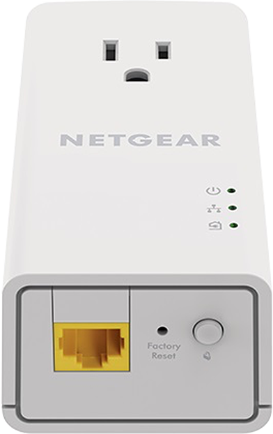 Netgear Ethernet Powerline PLP1200 - White - AT&T