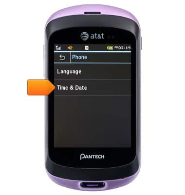 at&t purple slide phone