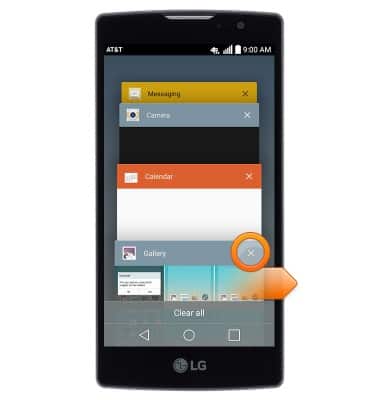 LG Escape 2 (H443) - View or close running apps - AT&T