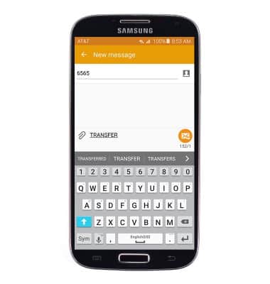 where are atext messages located on samsung s4