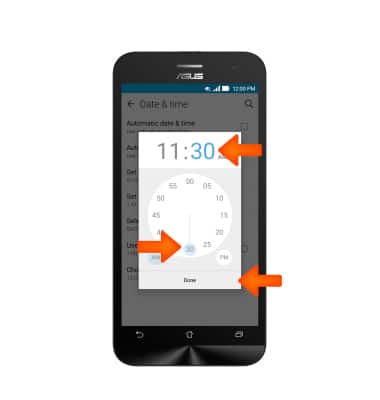 ASUS ZenFone 2E (Z00D) - Date & Time - AT&T