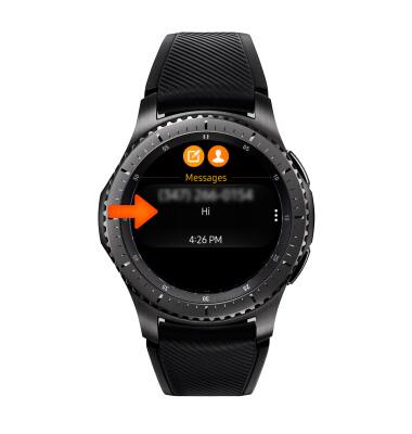 Samsung Gear S3 frontier R765A Send Receive Messages AT T