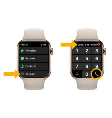 how to make a phone call on apple watch