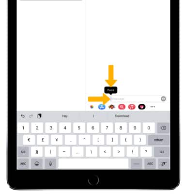 Escribir con el teclado en pantalla en el iPad - Soporte técnico de Apple