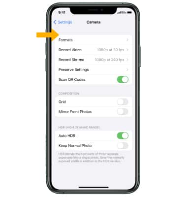 anekdote Endelig violinist Apple iPhone 11 Pro / iPhone 11 Pro Max - Camera & Video Settings - AT&T