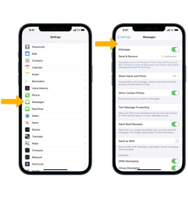 Apple Iphone 12 Pro Max 342 Messaging Settings At T