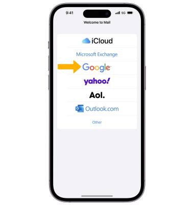 how to set up email on iphone 14 pro max