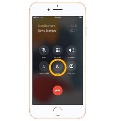 mobile calling screen