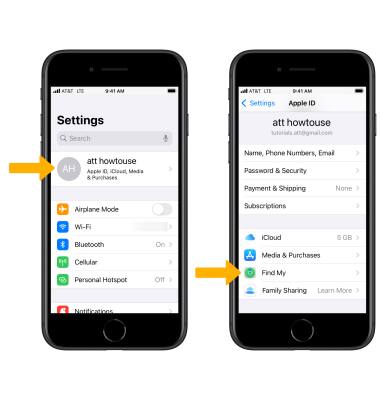 at&t find my phone