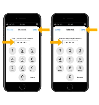 Apple Iphone Se Change Or Reset Voicemail Password At T