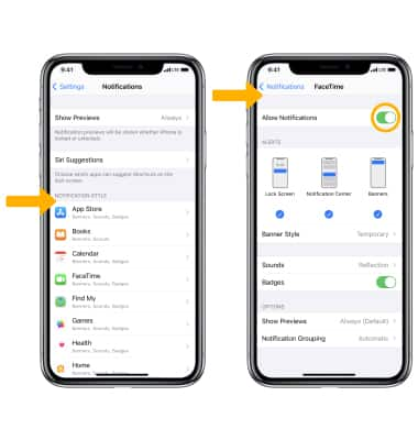 Apple iPhone X - Notifications & Alerts - AT&T