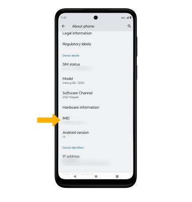 Motorola moto g 5G - 2023 (XT2313-3) - Find IMEI, Phone & Serial Number ...