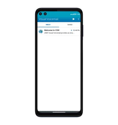 Motorola moto one 5G (XT2075-2) - Set Up Voicemail - AT&T