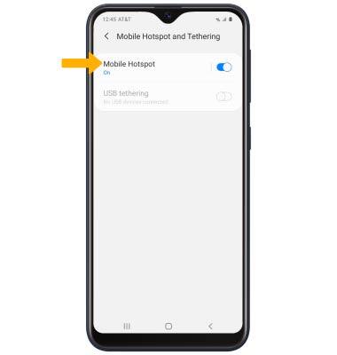 samsung a10 hotspot