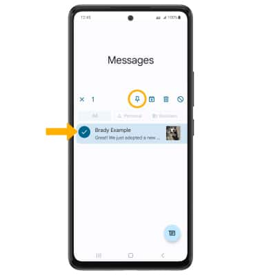 samsung a53 text messages