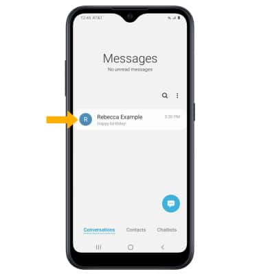 samsung messages unblock block a01 select