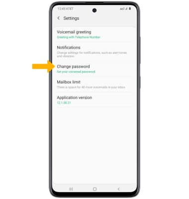 Samsung Galaxy A51 5G (SM-A516U) - Change or Reset Voicemail Password ...