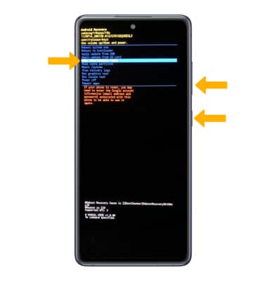 Samsung Galaxy S20 FE 5G (SM-G781U) - Reset Device - AT&T
