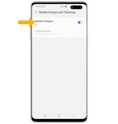 hotspot samsung s10