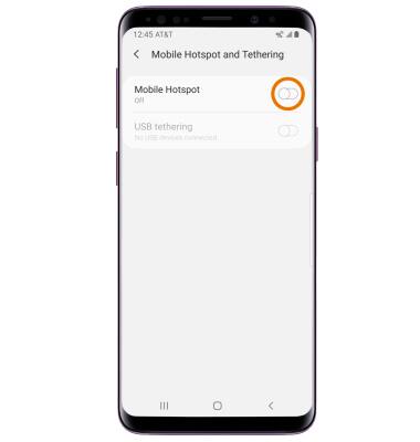 hotspot samsung s9