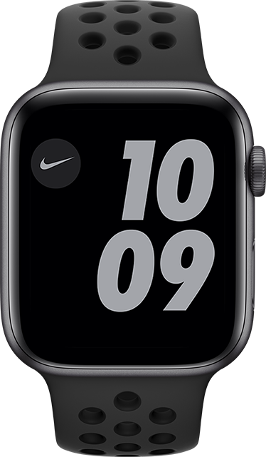 En otras palabras Nuclear Doctrina Apple Watch Nike Series 6 - 44 mm 32 GB en Gris espacial - Aluminio negro  antracita - $200 de descuento - AT&T