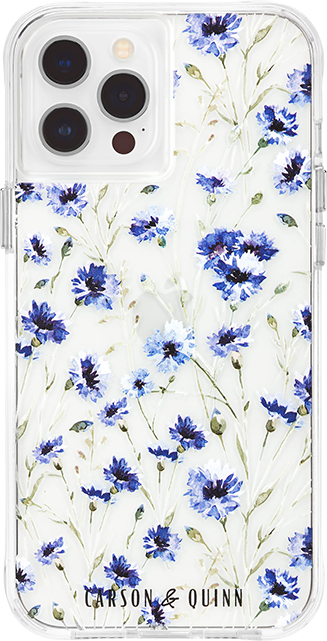 Carson Quinn Royalty Blue Flowers Case Iphone 12 Pro Max At T