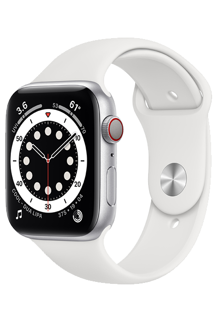 Apple Watch Series 6 44mm 32 GB in Space Gray Aluminum - Black