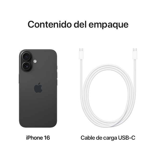 Apple iPhone 16, negro (consulta de producto 10)