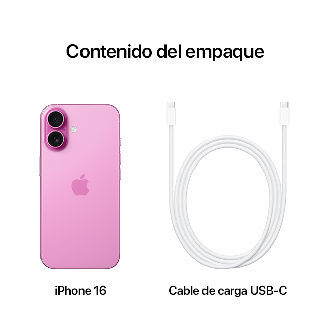 Apple iPhone 16, rosa (consulta de producto 10)