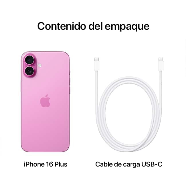 Apple iPhone 16 Plus, rosa (consulta de producto 10)