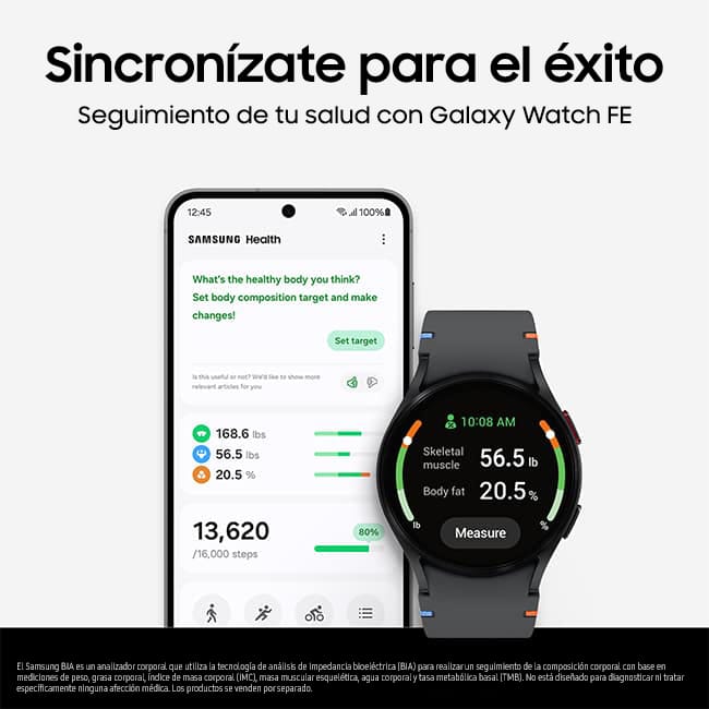 Samsung Galaxy Watch FE, negro (consulta de producto 5)