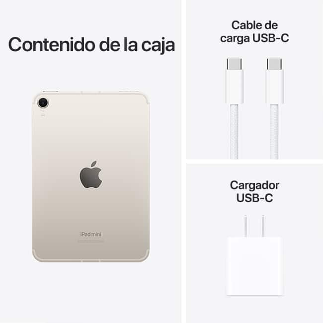 Apple iPad mini (2024) - Blanco estelar (consulta de producto 5)