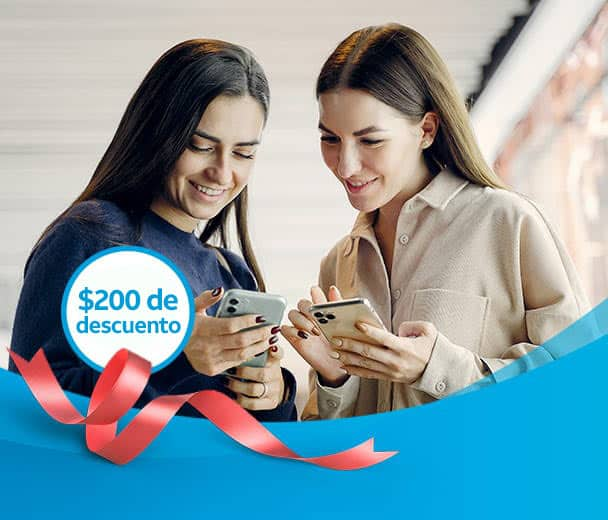 Obtén $200 de descuento al pedir en línea