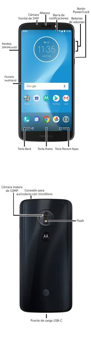 Camara Trasera Motorola Moto G6 Principal Comprar Online