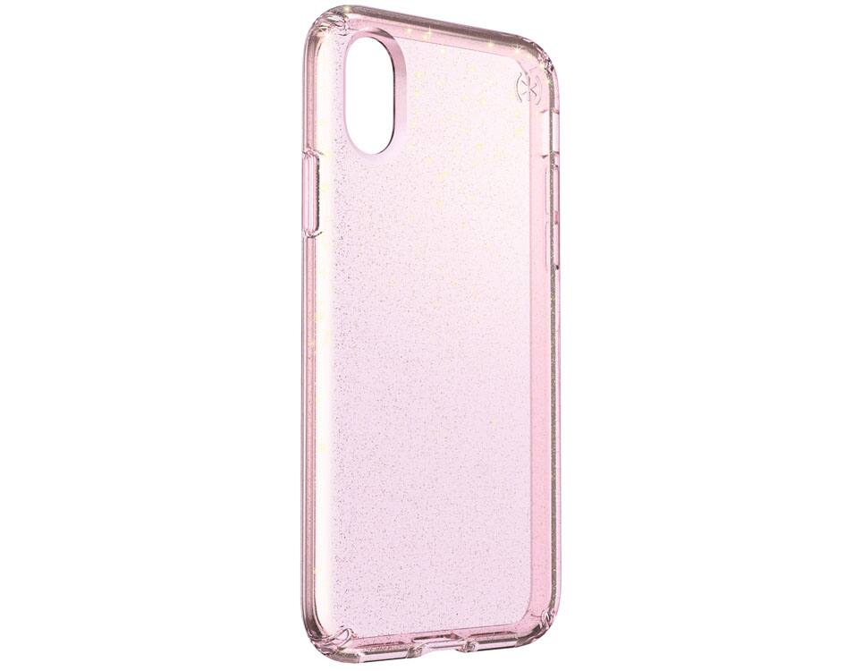 Speck Bella Pink with Gold Glitter Presidio Glitter Case - iPhone X Pink  from AT&T