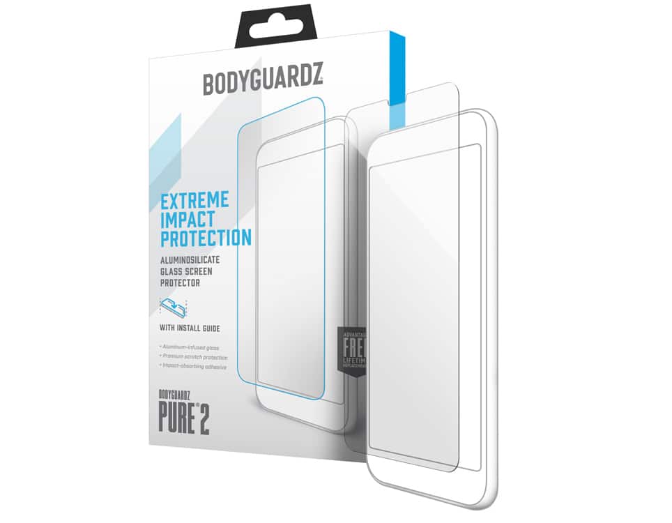 Apple iPhone Xr BodyGuardz® Pure® 2 Edge Premium Glass Screen Protector