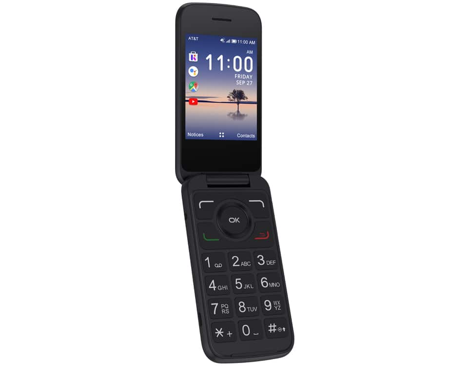 Alcatel Alcatel SMARTFLIP Volcano Black 4 GB from AT&T