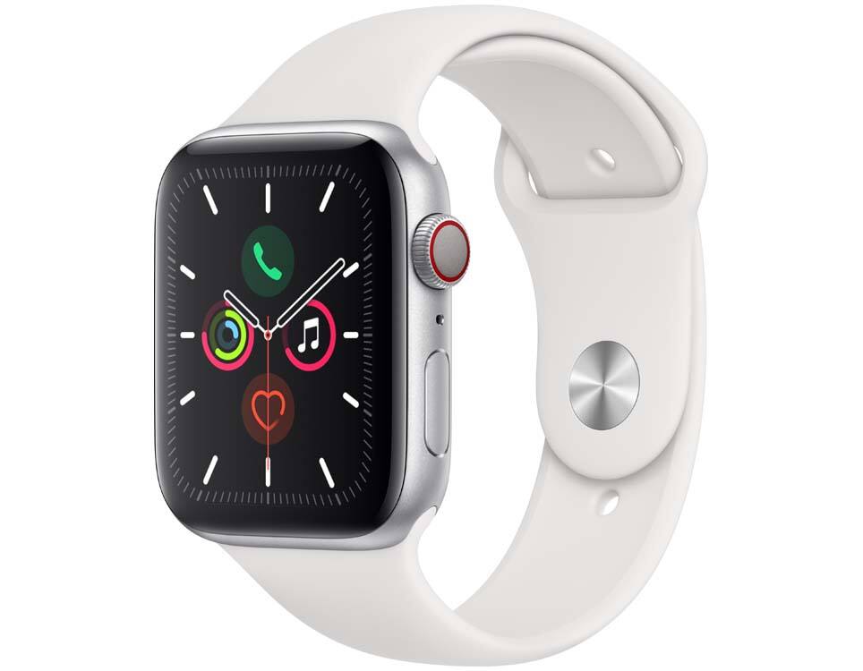 Apple Watch Series 5 44mm Space Black Stainless Black Sport 32 GB from AT T