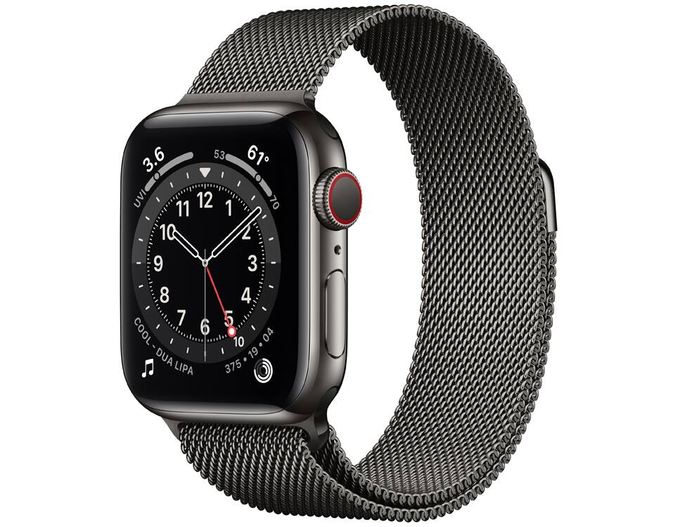 Apple Watch Series 6 40mm 32 GB in Graphite Stainless - Graphite