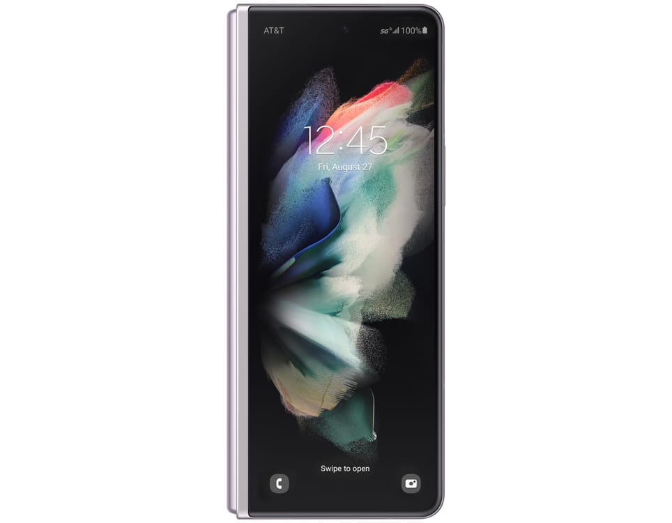 Samsung Galaxy Fold 512GB AT&T : Space Silver with Dark Silver