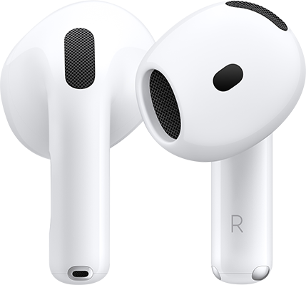 Apple AirPods 4 with Active Noise Cancellation - White  (Product view 1)