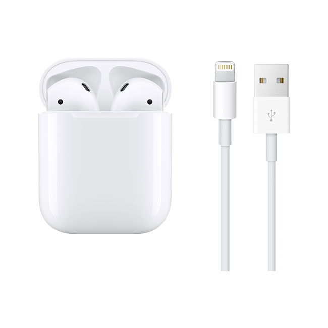 Apple AirPods with Charging Case (2nd Gen) - White  (Product view 6)