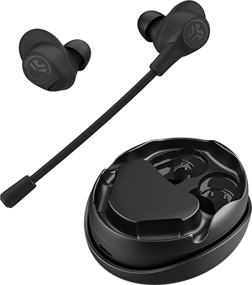 JLab Work Buds True Wireless Earbuds - Black  (Product view 1)